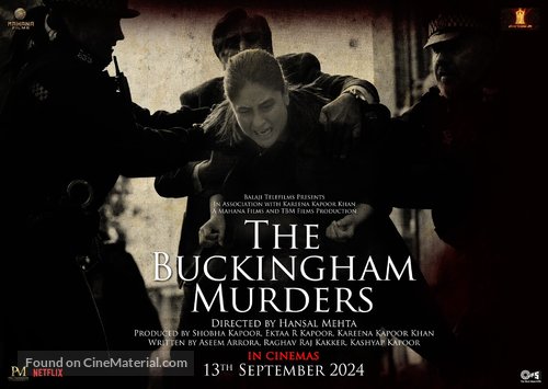 The Buckingham Murders - Indian Movie Poster