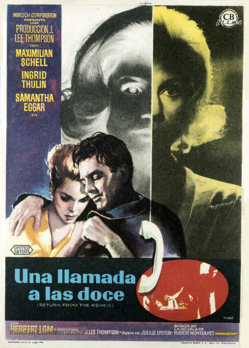 Return from the Ashes - Spanish Movie Poster
