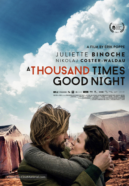 Tusen ganger god natt - British Movie Poster