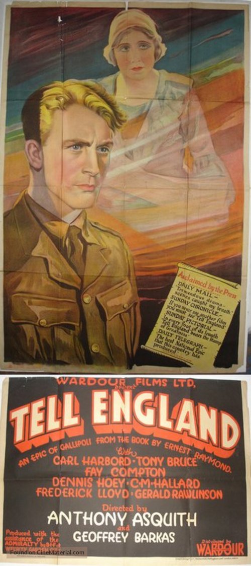 Tell England - British Movie Poster