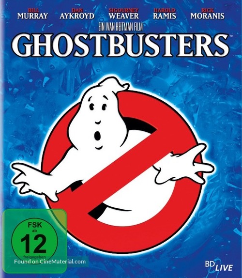 Ghostbusters - German Blu-Ray movie cover