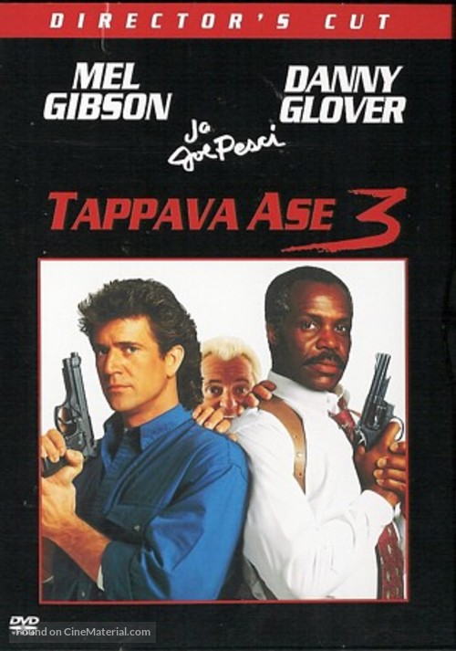 Lethal Weapon 3 - Finnish DVD movie cover