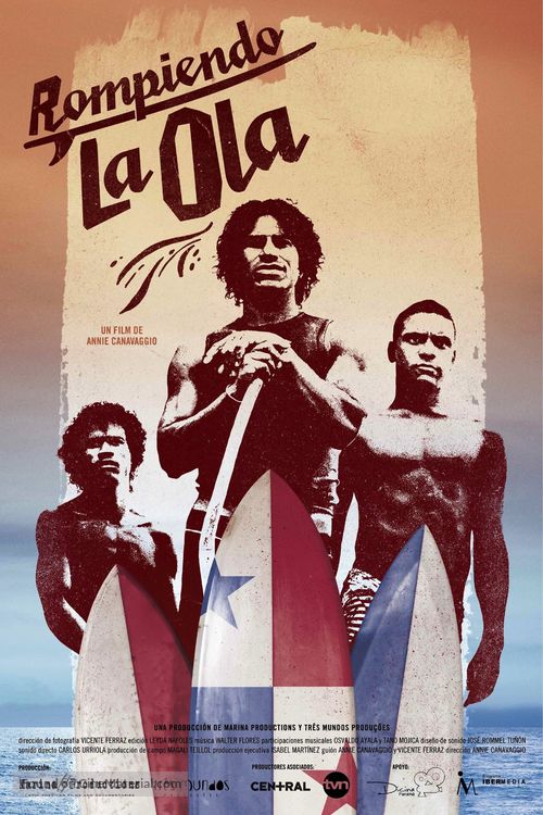 Rompiendo la ola - Panamanian Movie Poster