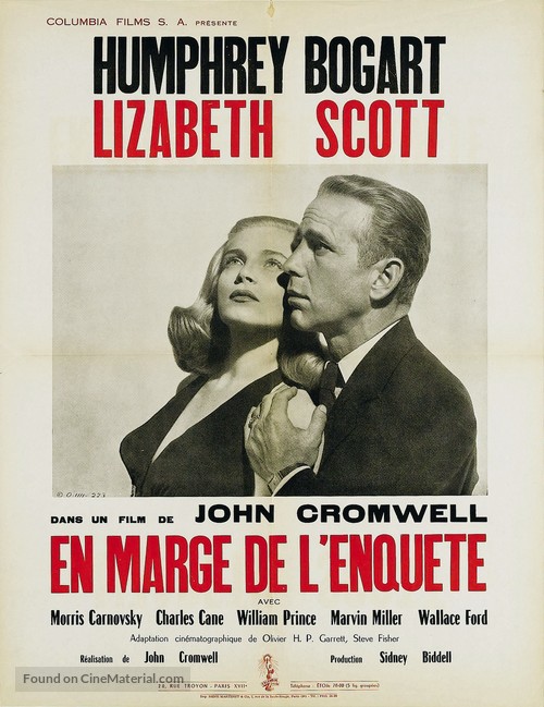 Dead Reckoning - French Movie Poster