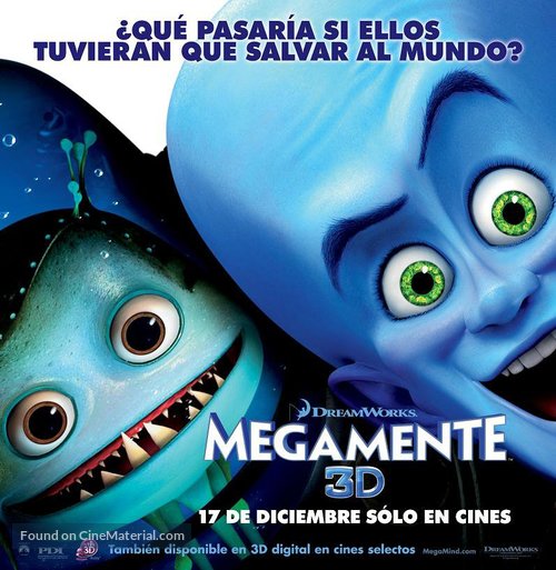 Megamind - Mexican Movie Poster