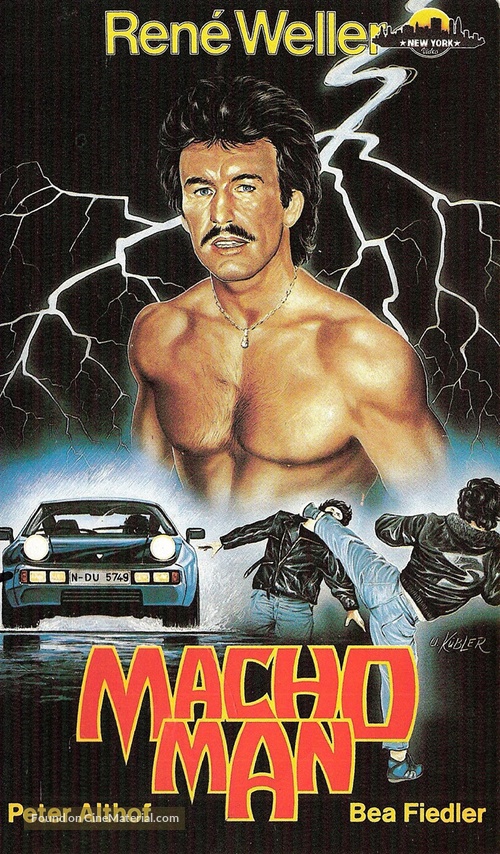 Macho Man - Dutch VHS movie cover