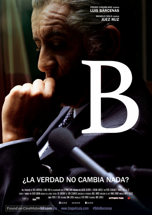 B, la pel&iacute;cula - Spanish Movie Poster