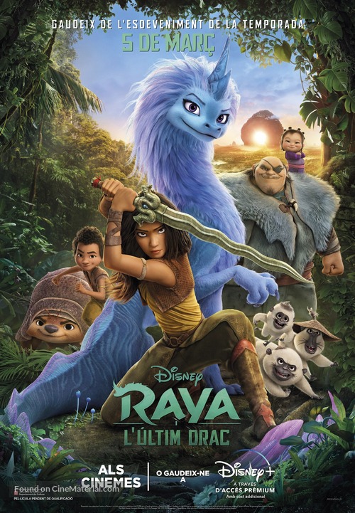 Raya and the Last Dragon - Andorran Movie Poster