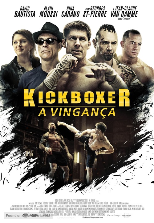 Kickboxer: Vengeance - Portuguese Movie Poster