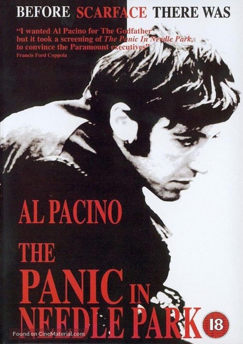 The Panic in Needle Park - British DVD movie cover