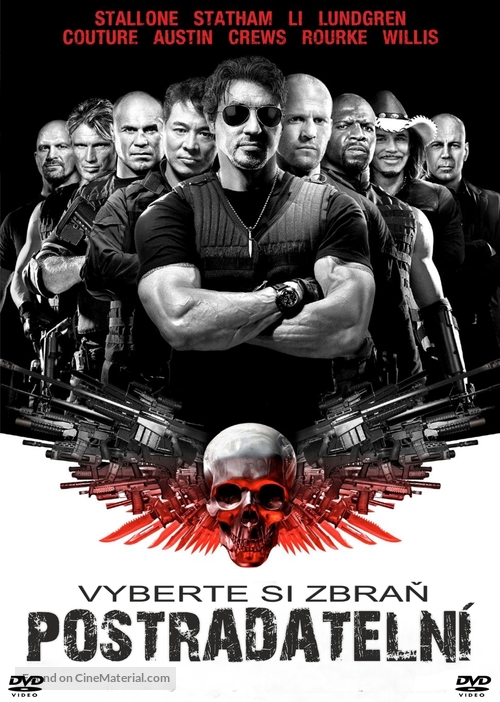The Expendables - Czech DVD movie cover