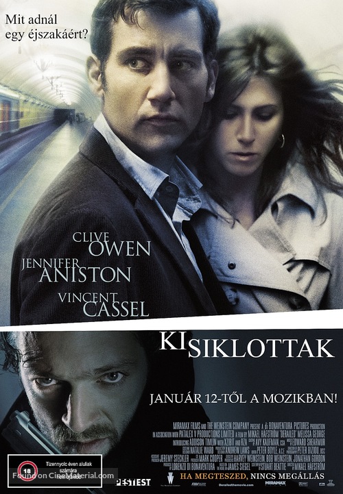 Derailed - Hungarian Movie Poster