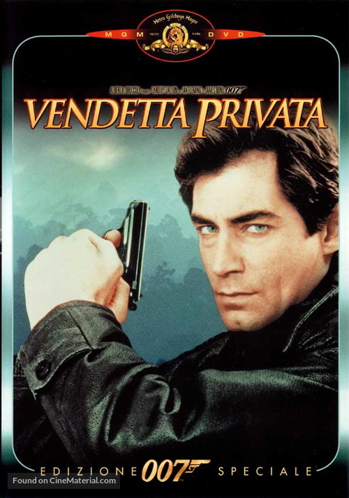 Licence To Kill - Italian DVD movie cover