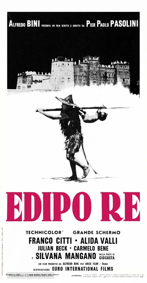 Edipo re - Italian Movie Poster