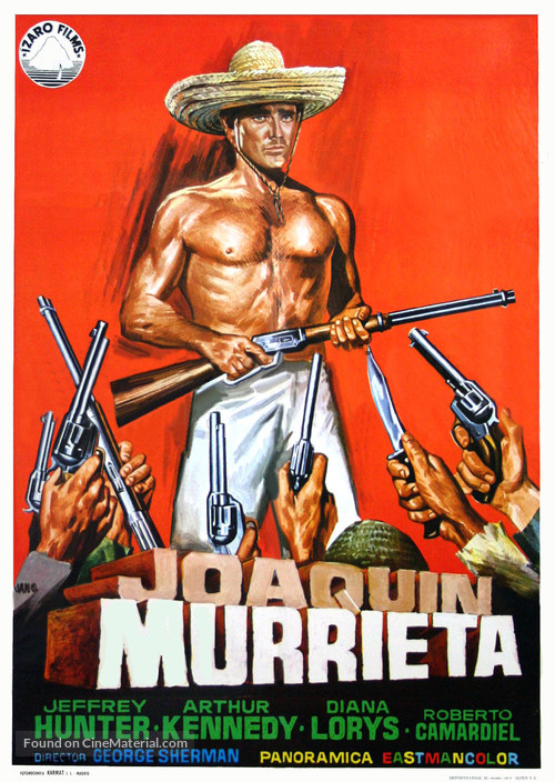 Joaqu&iacute;n Murrieta - Spanish Movie Poster