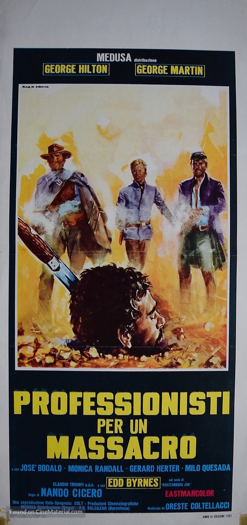 Professionisti per un massacro - Italian Movie Poster