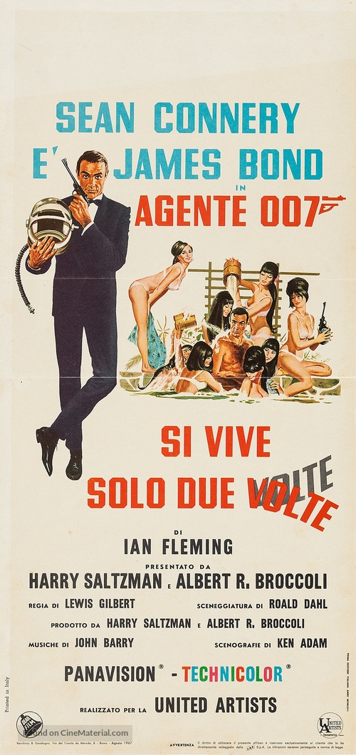 You Only Live Twice - Italian Movie Poster