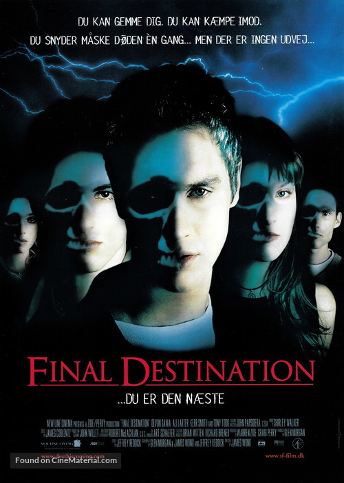 Final Destination - Danish Movie Poster