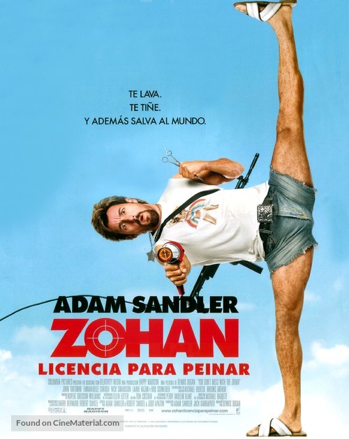 You Don&#039;t Mess with the Zohan - Spanish Movie Poster