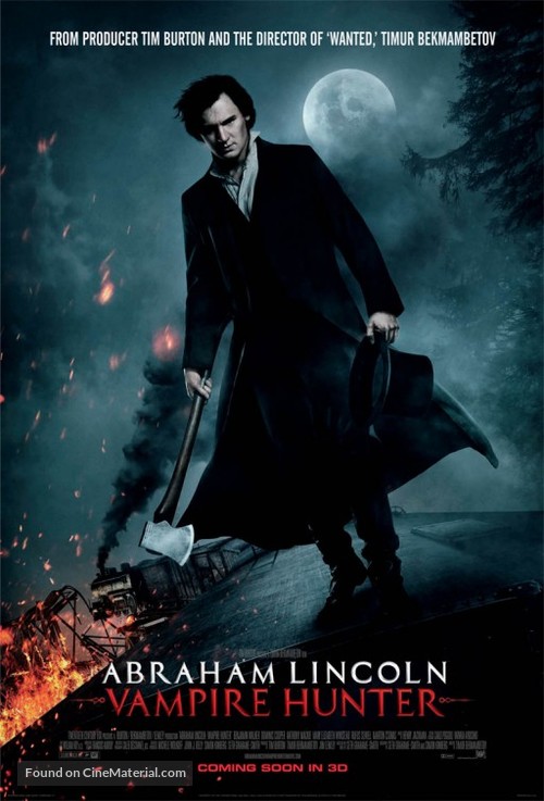 Abraham Lincoln: Vampire Hunter - Theatrical movie poster