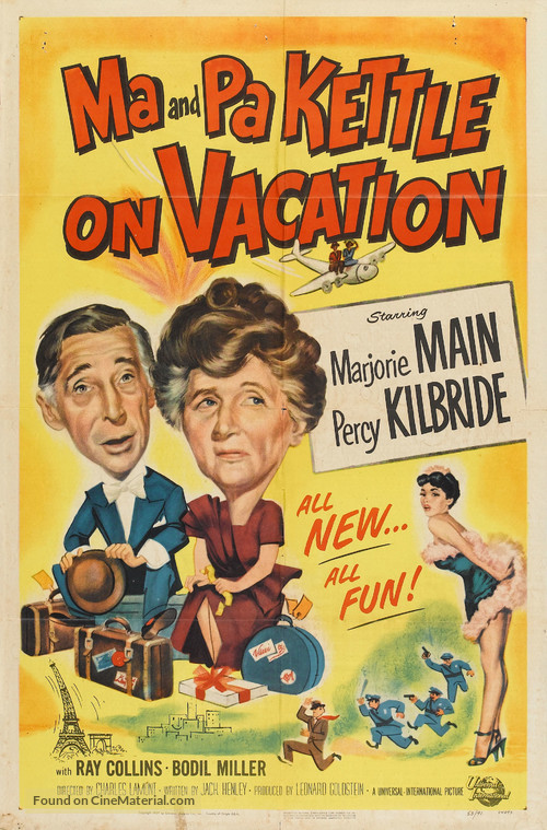 Ma and Pa Kettle on Vacation - Movie Poster