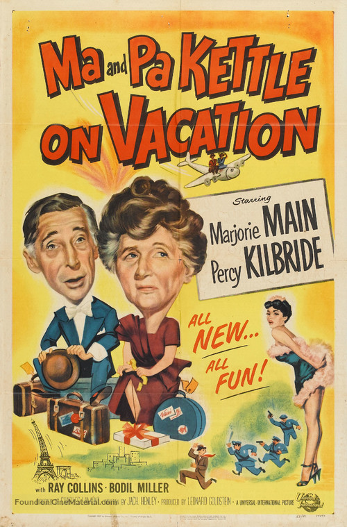 Ma and Pa Kettle on Vacation - Movie Poster
