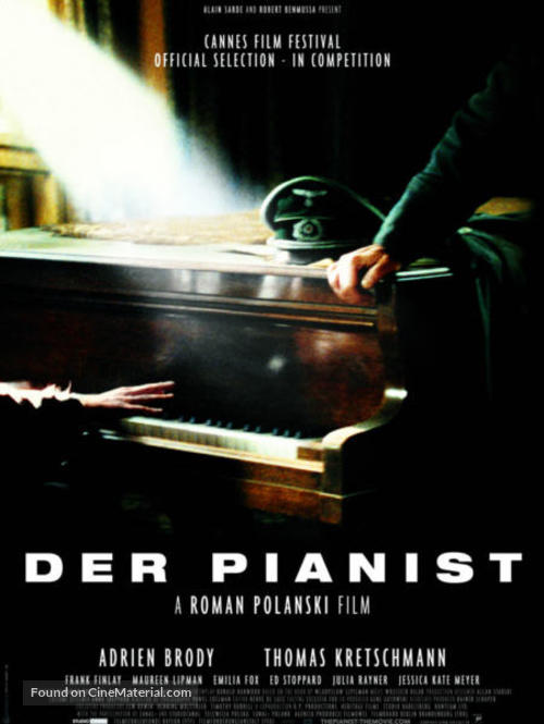 The Pianist - German Movie Poster