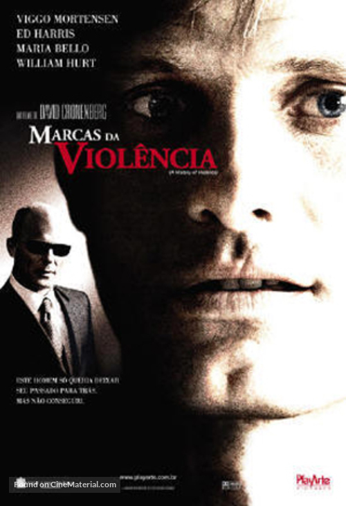 A History of Violence - Brazilian DVD movie cover