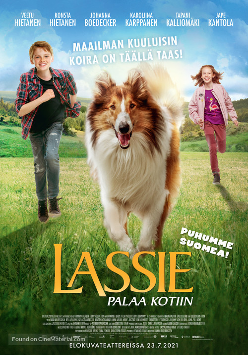 Lassie - Eine abenteuerliche Reise - Finnish Movie Poster