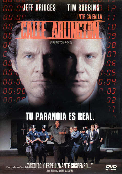 Arlington Road - Argentinian Movie Cover