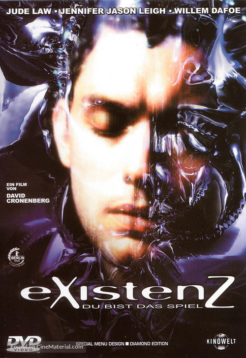 eXistenZ - German DVD movie cover