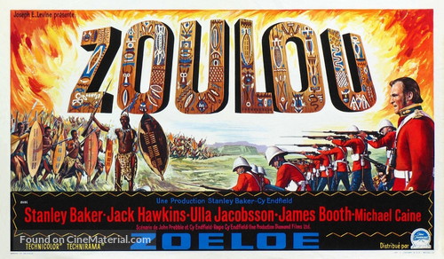 Zulu - Belgian Movie Poster