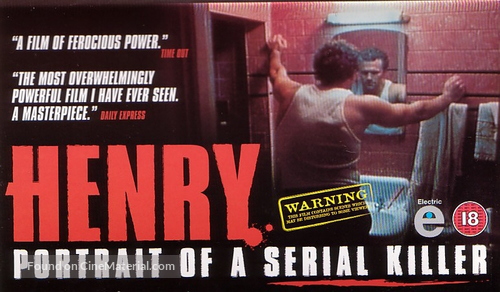 Henry: Portrait of a Serial Killer - British Movie Poster