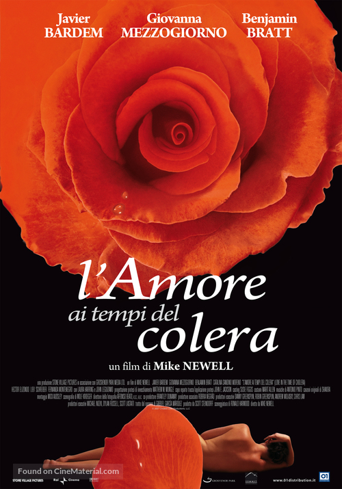 Love in the Time of Cholera - Italian poster
