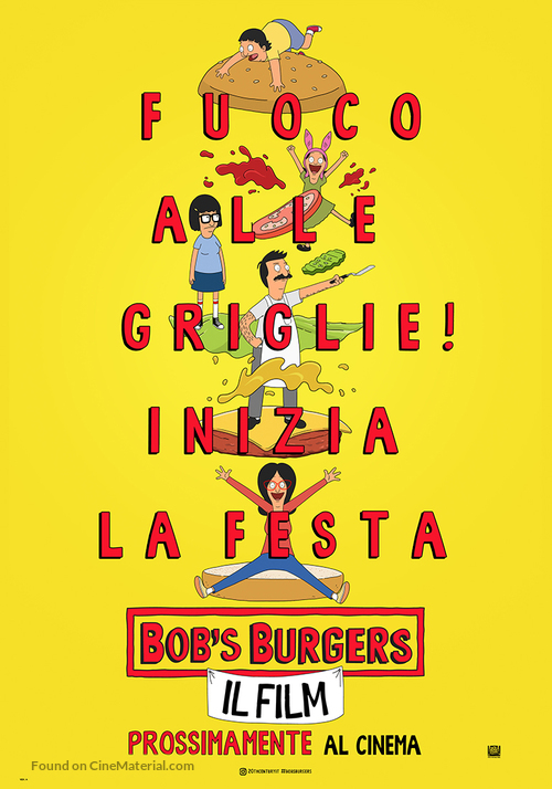 The Bob&#039;s Burgers Movie - Italian Movie Poster