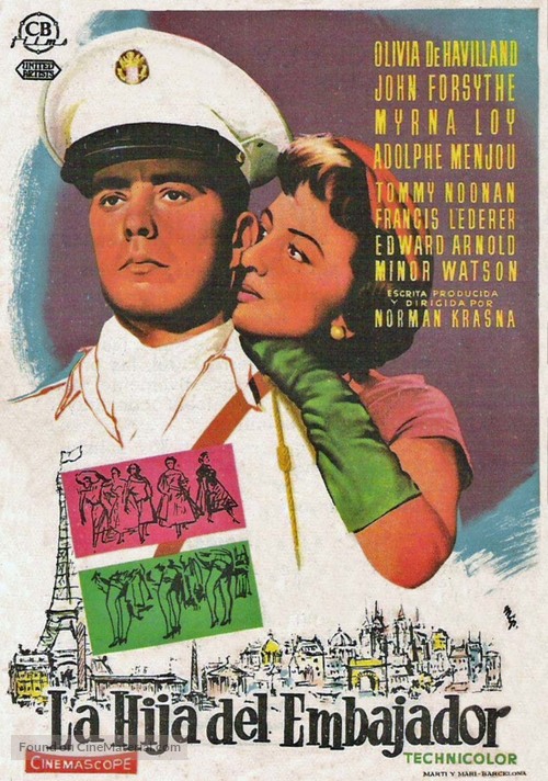 The Ambassador&#039;s Daughter - Spanish Movie Poster
