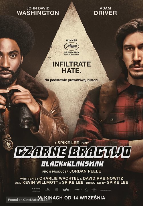 BlacKkKlansman - Polish Movie Poster