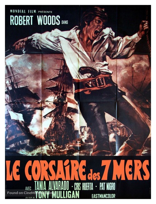 Il corsaro - French Movie Poster