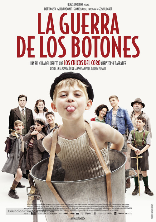La nouvelle guerre des boutons - Spanish Movie Poster