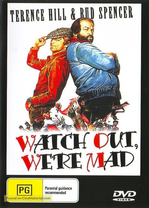 Watch Out We&#039;re Mad - Australian DVD movie cover