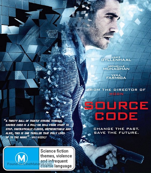 Source Code - Australian Blu-Ray movie cover