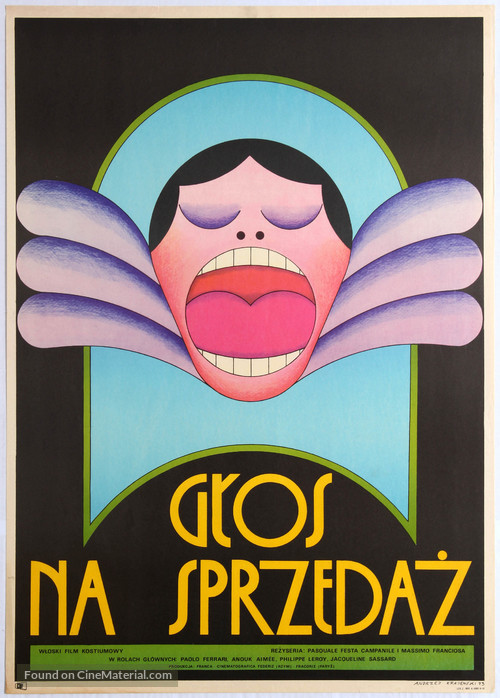 Voci bianche, Le - Polish Movie Poster