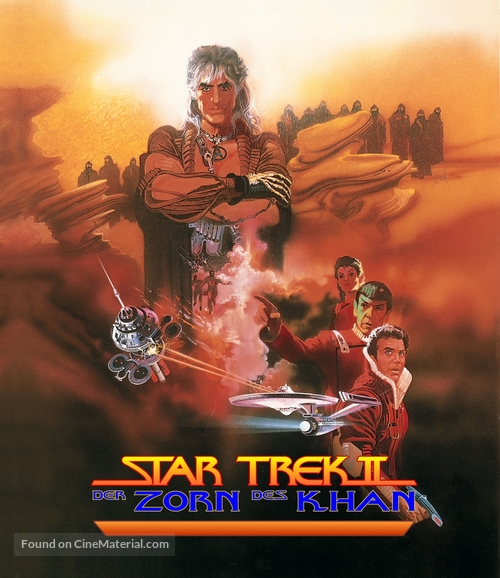 Star Trek: The Wrath Of Khan - German Blu-Ray movie cover