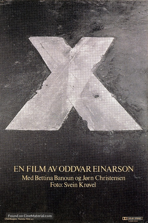 X - Norwegian Movie Poster