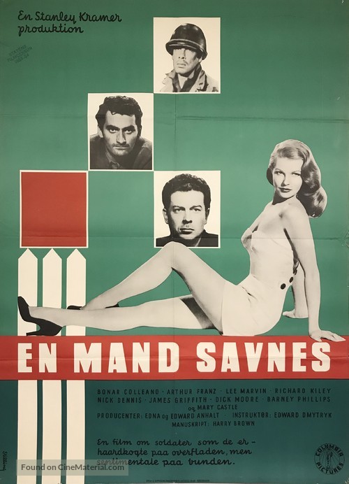 Eight Iron Men - Danish Movie Poster