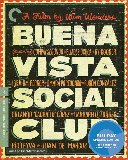 Buena Vista Social Club - Blu-Ray movie cover