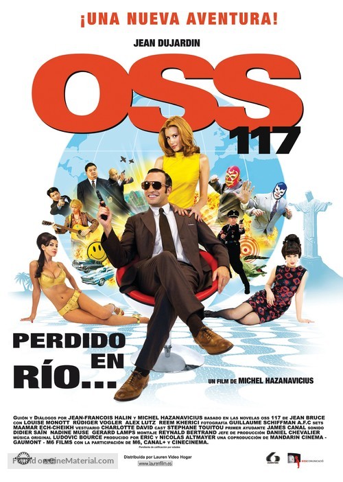 OSS 117: Rio ne repond plus - Spanish Movie Poster