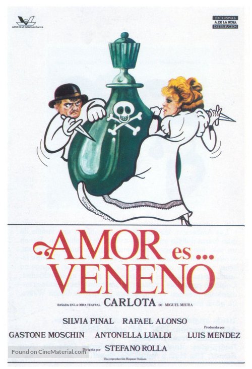 Carlota: Amor es... veneno - Spanish Movie Poster