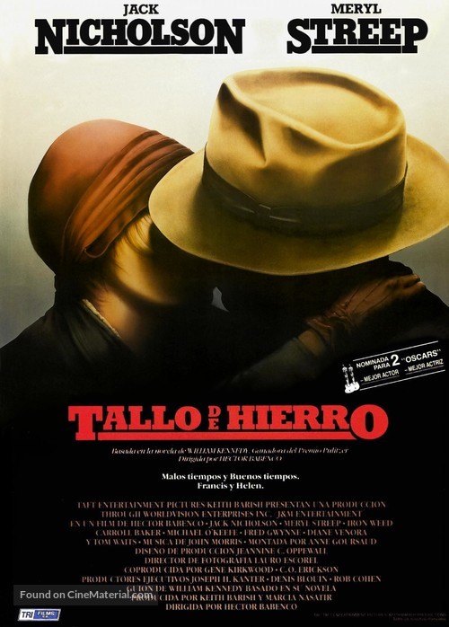Ironweed - Spanish Movie Poster