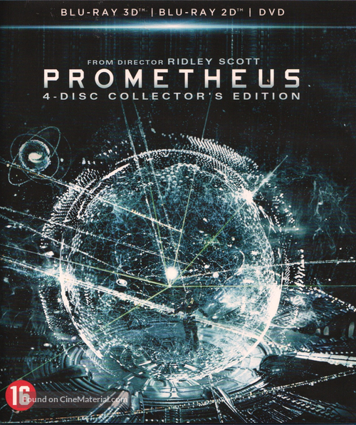 Prometheus - Dutch Blu-Ray movie cover